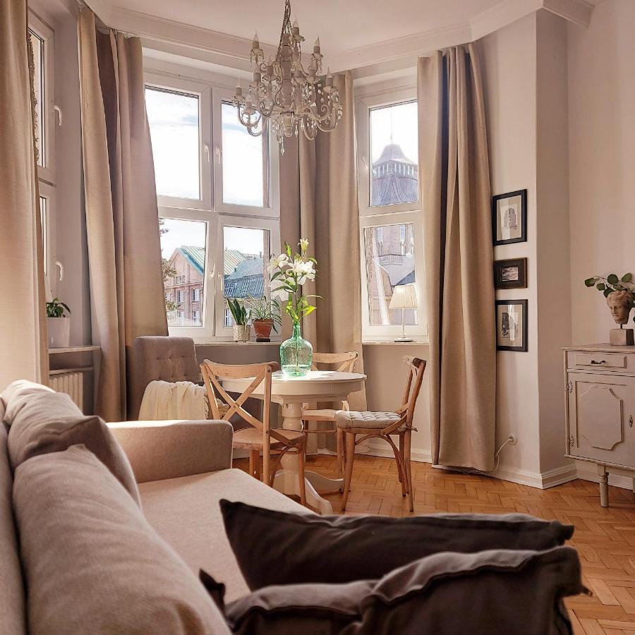 Apartament W Kamienicy W Sercu Miasta Szczecin Waly Chrobrego Kültér fotó